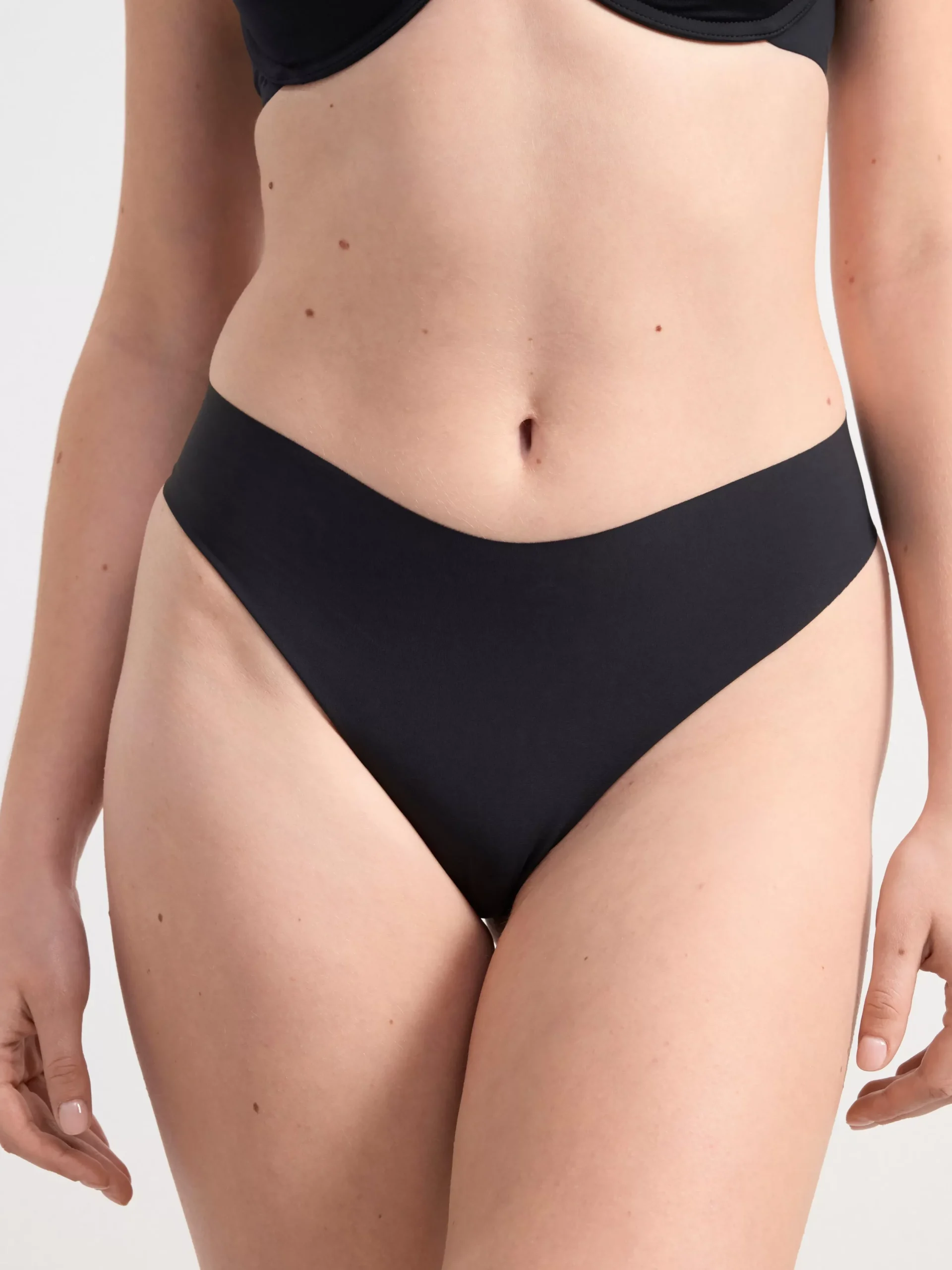 Trosor>Lindex Seamless Stringtrosa Regular Waist Black