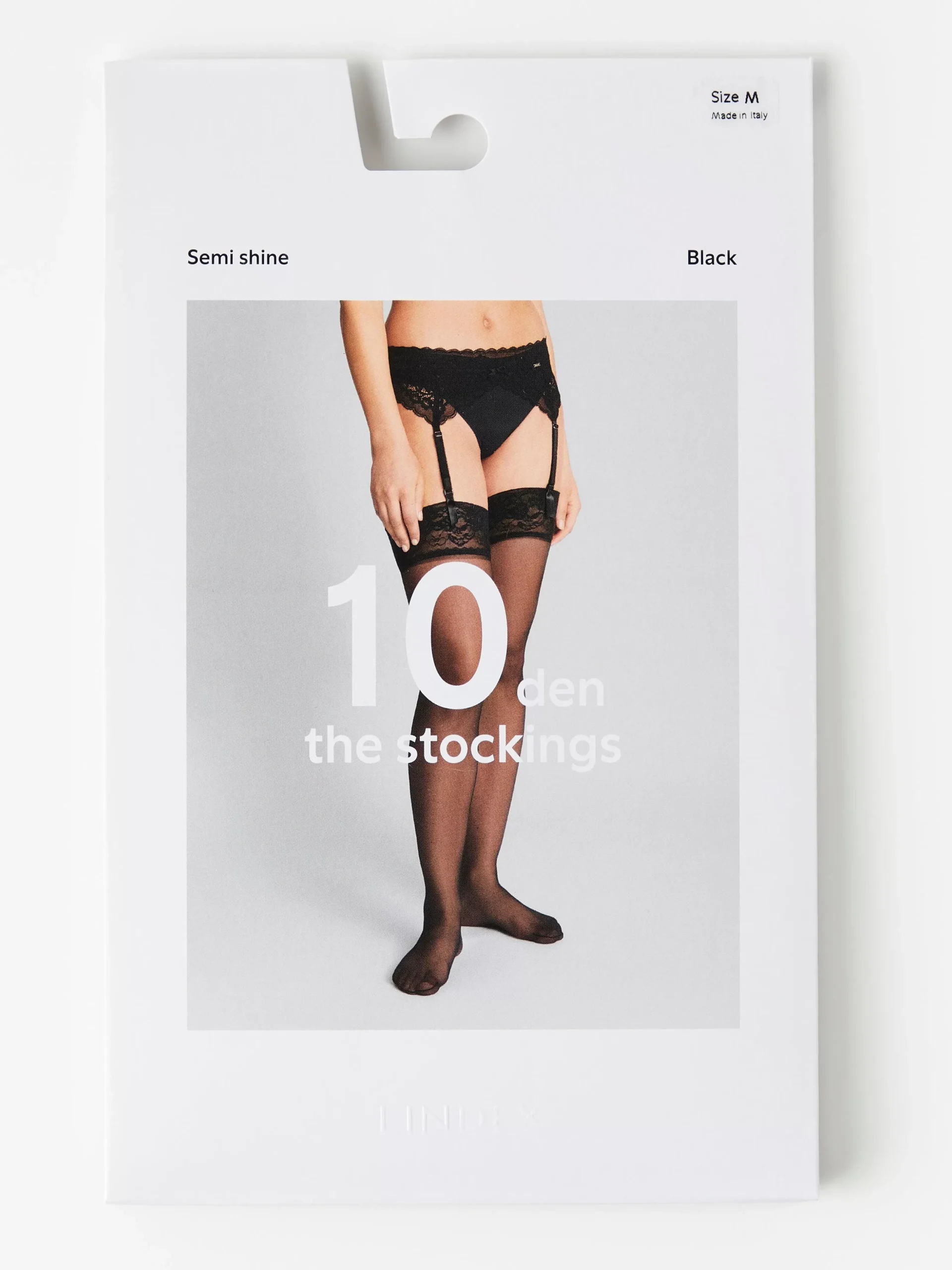 Strumpbyxor & Leggings>Lindex Semi Shine Stockings 10 Denier Black