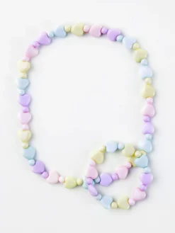 Accessoarer>Lindex Set Med Halsband Och Armband Light Lilac