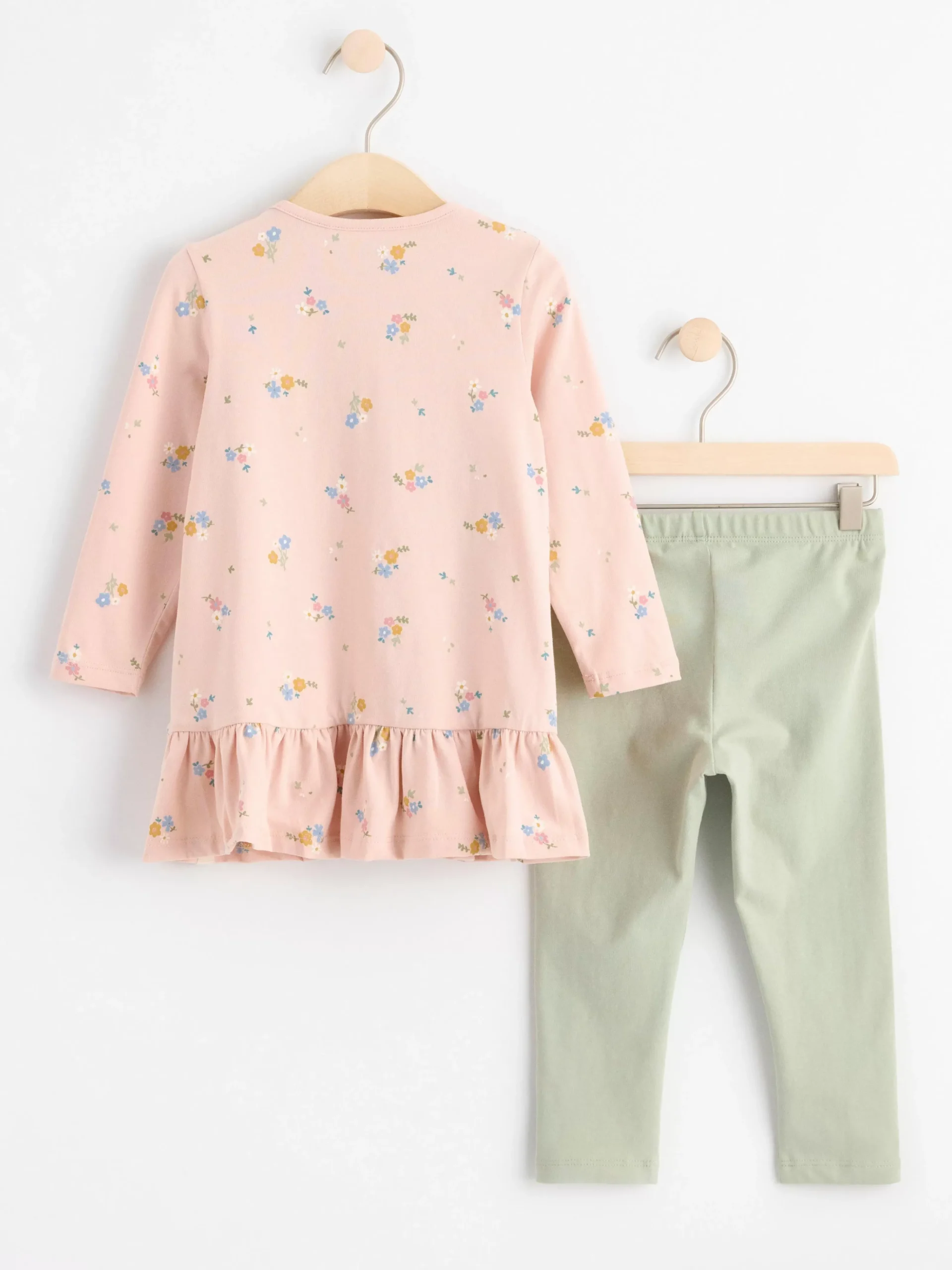 Set>Lindex Set Med Langarmad Tunika Och Leggings Light Dusty Pink
