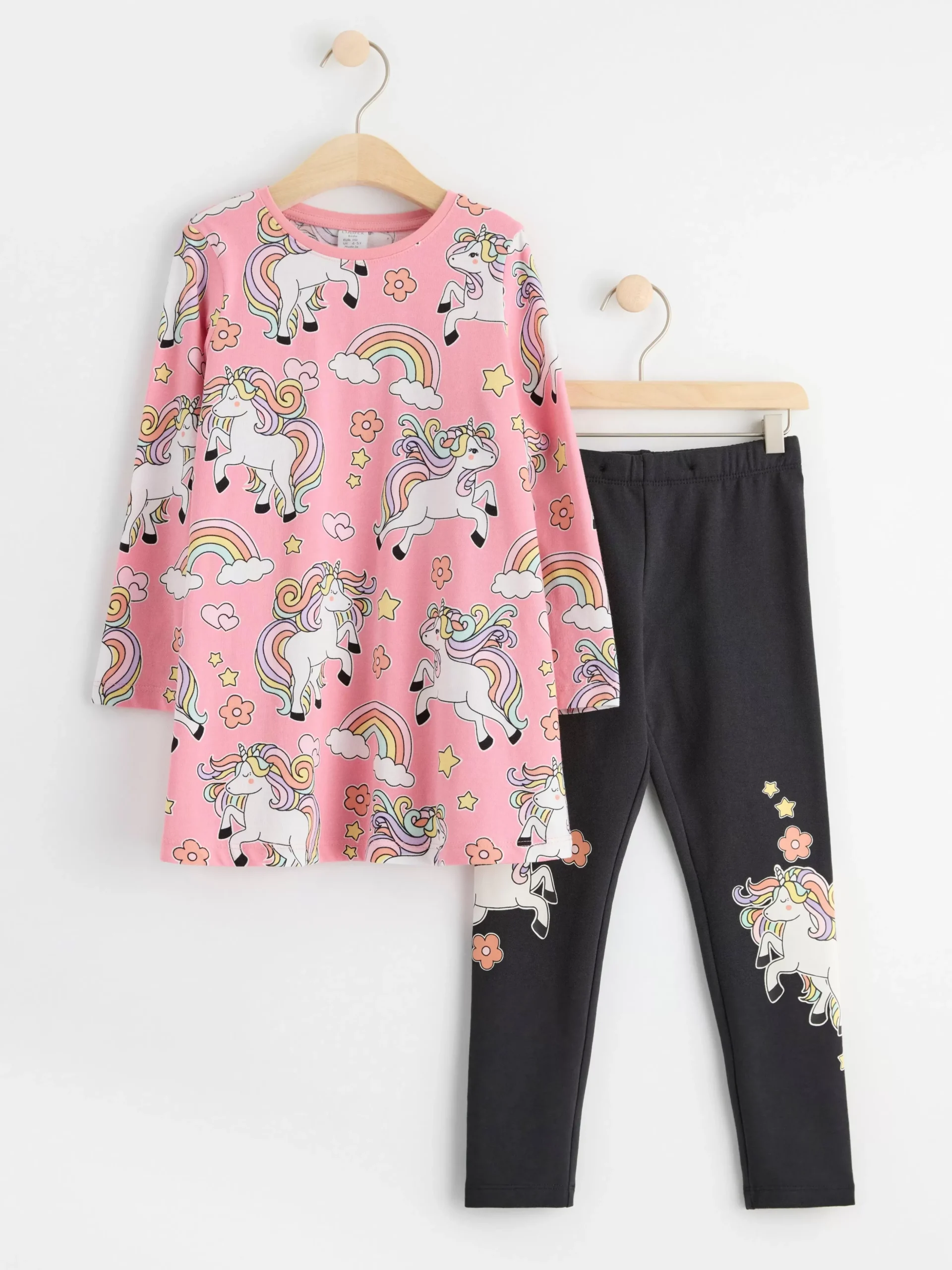 Byxor & Leggings>Lindex Set Med Tunika Och Leggings Pink