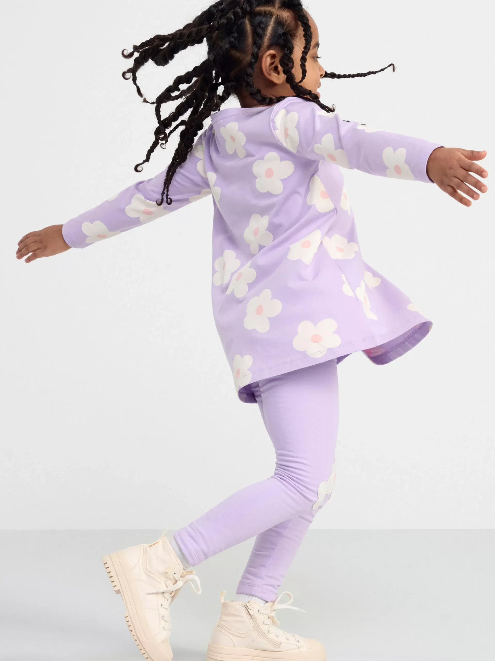 Byxor & Leggings>Lindex Set Med Tunika Och Leggings Light Lilac