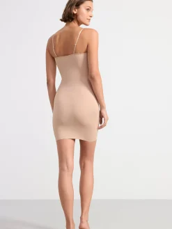 UnderKlänningar>Lindex Shapingklanning Beige
