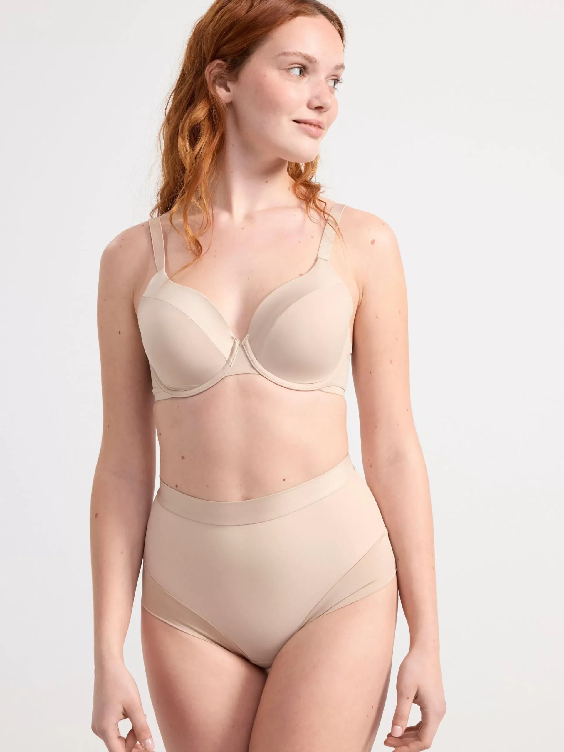 Trosor>Lindex Shapingtrosa Beige