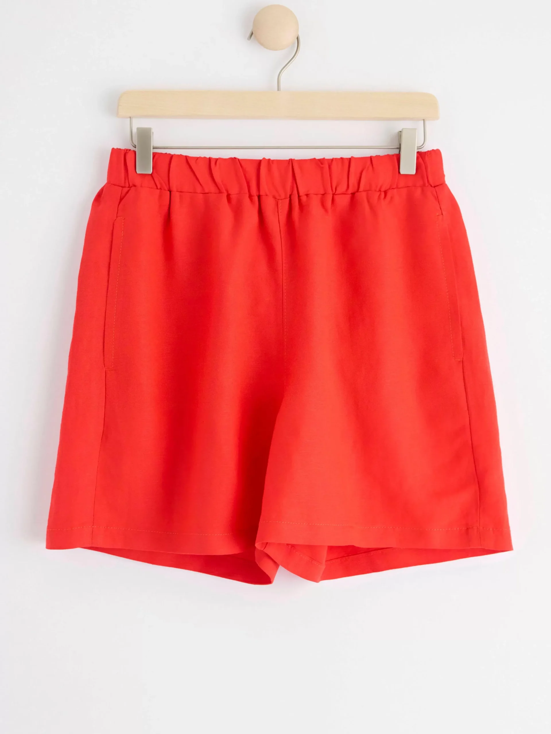 Shorts & Cykelbyxor>Lindex Shorts I Linneblandning Strong Red