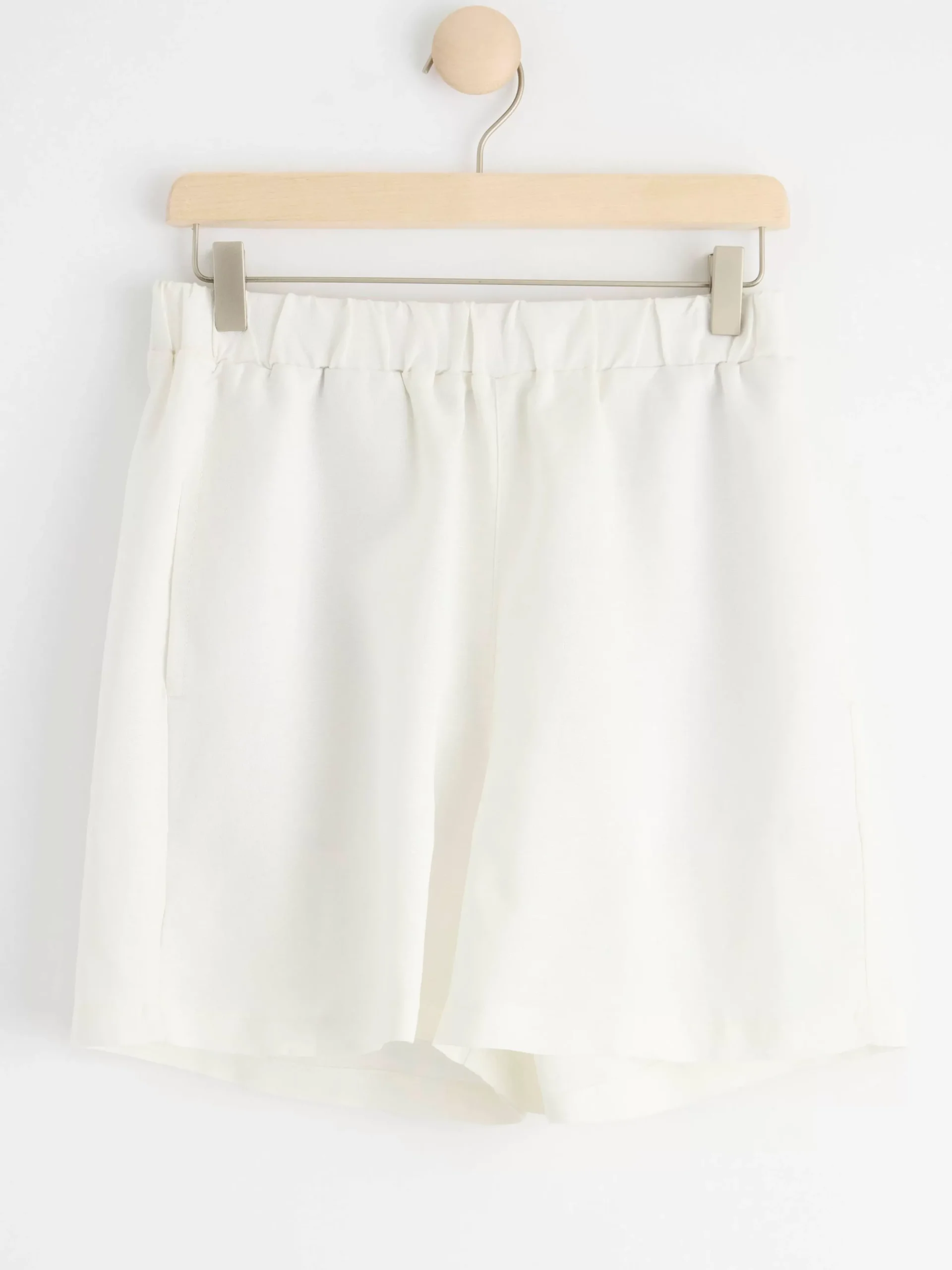 Shorts & Cykelbyxor>Lindex Shorts I Linneblandning White