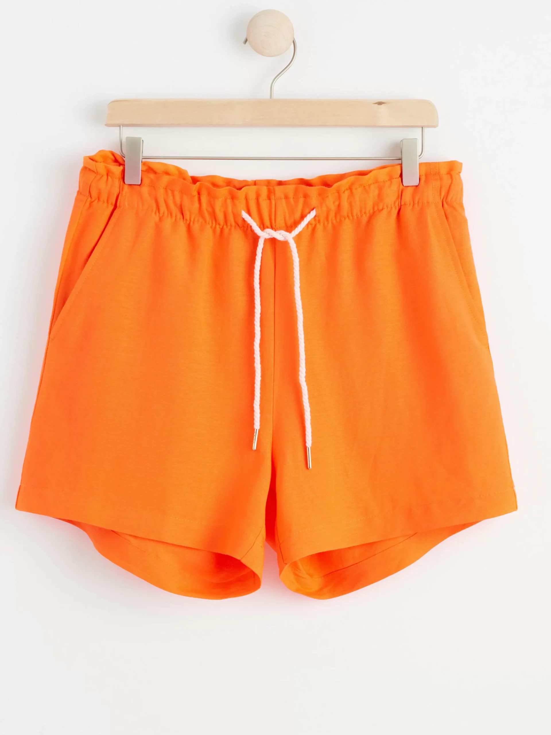 Shorts & Cykelbyxor>Lindex Shorts I Linneblandning Orange