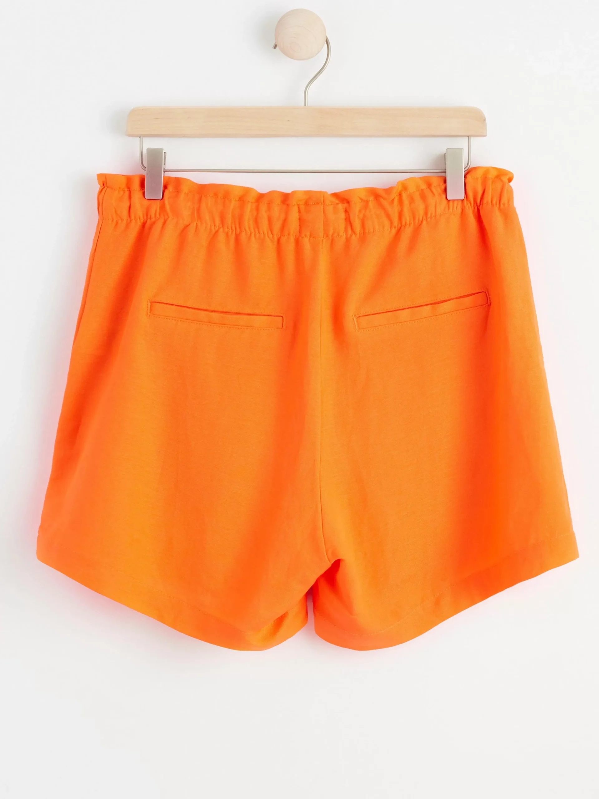 Shorts & Cykelbyxor>Lindex Shorts I Linneblandning Orange