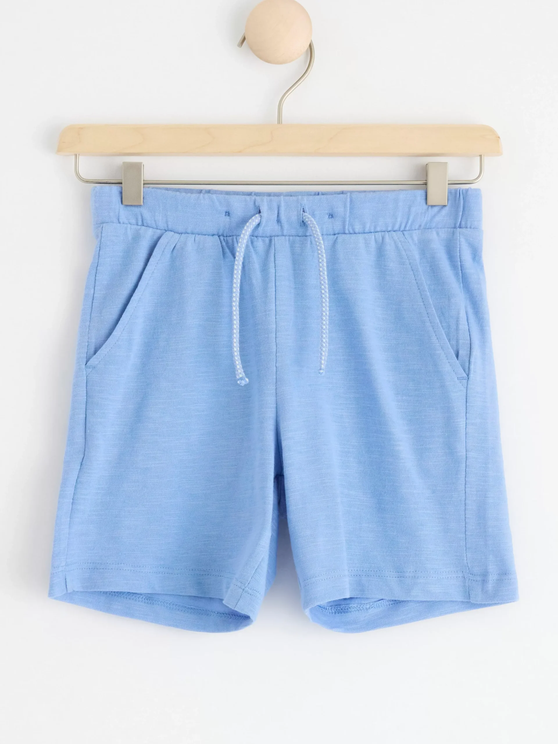 Byxor & Leggings>Lindex Shorts I Slubtrika Lt Dusty Blue