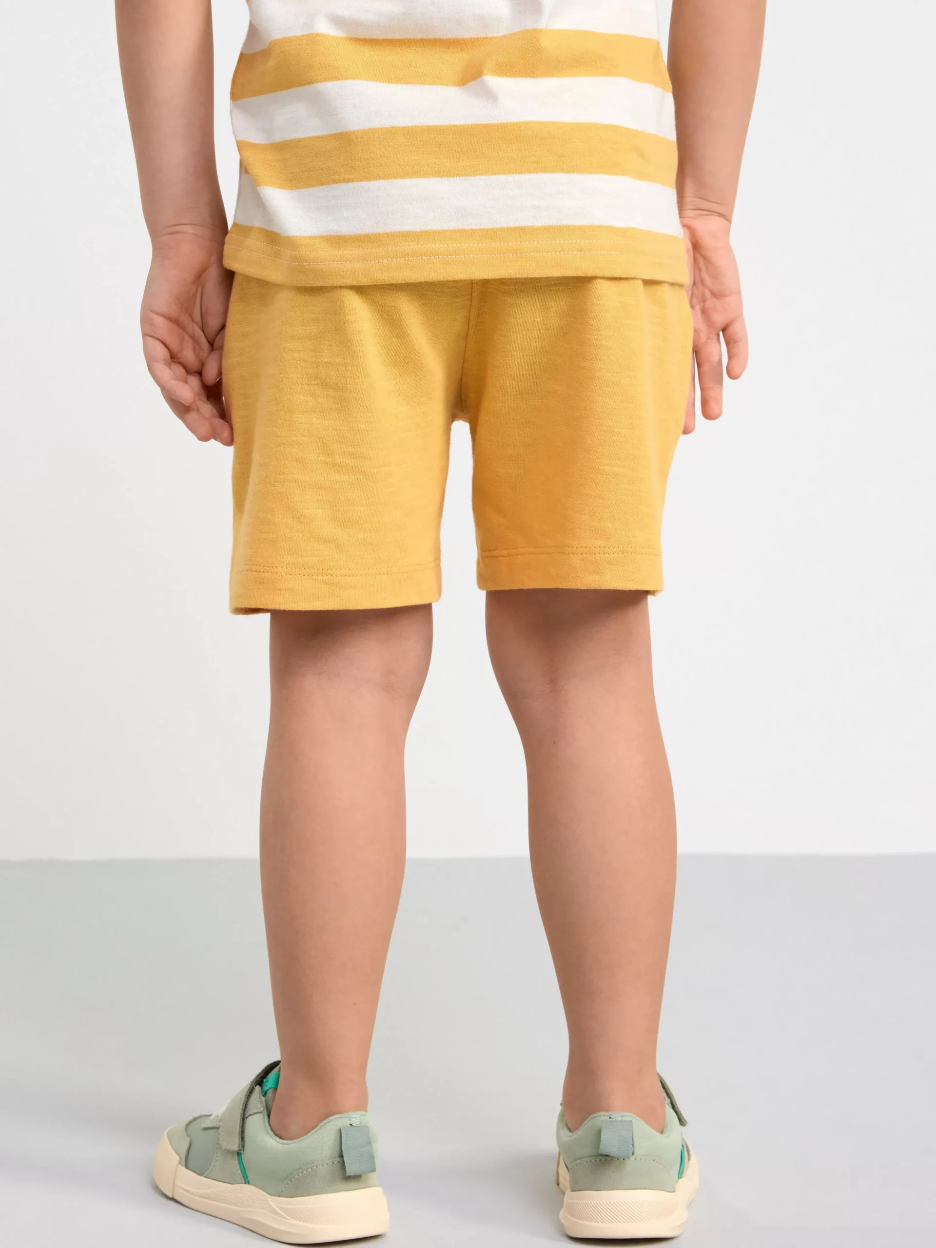 Byxor & Leggings>Lindex Shorts I Slubtrika Light Dusty Yellow