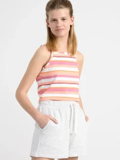 Byxor & Leggings>Lindex Shorts I Sweatshirtmaterial Grey Melange