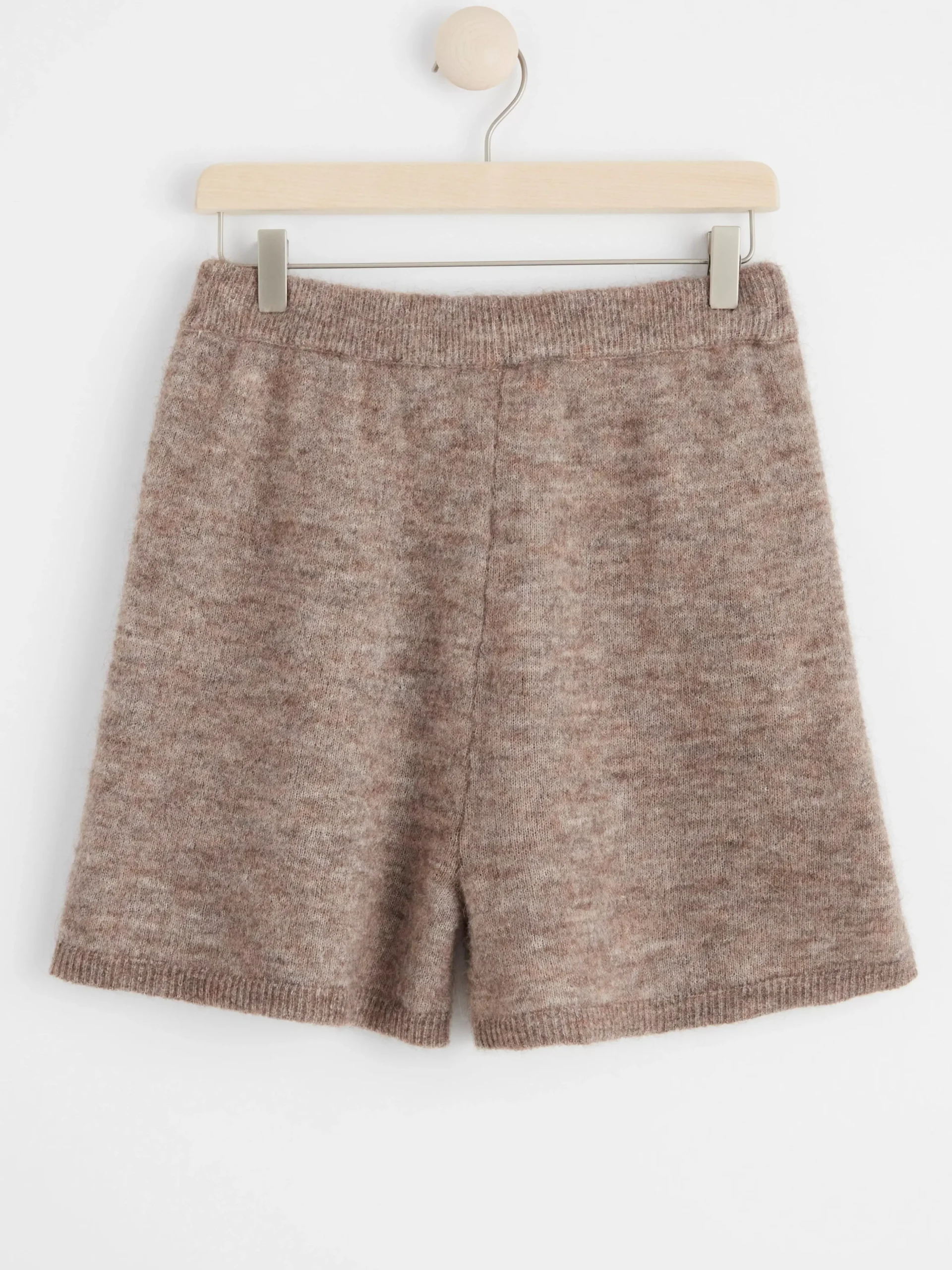 Nattplagg>Lindex Shorts I Ullblandning Brown Melange