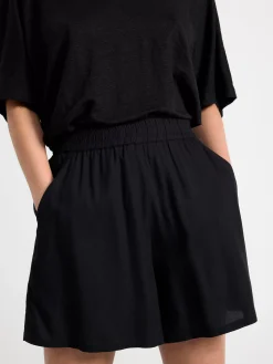 Shorts & Cykelbyxor>Lindex Shorts I Viskos Black