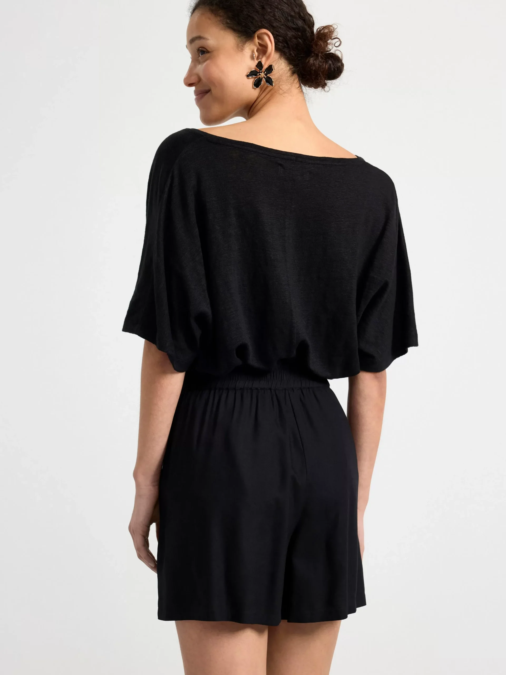 Shorts & Cykelbyxor>Lindex Shorts I Viskos Black