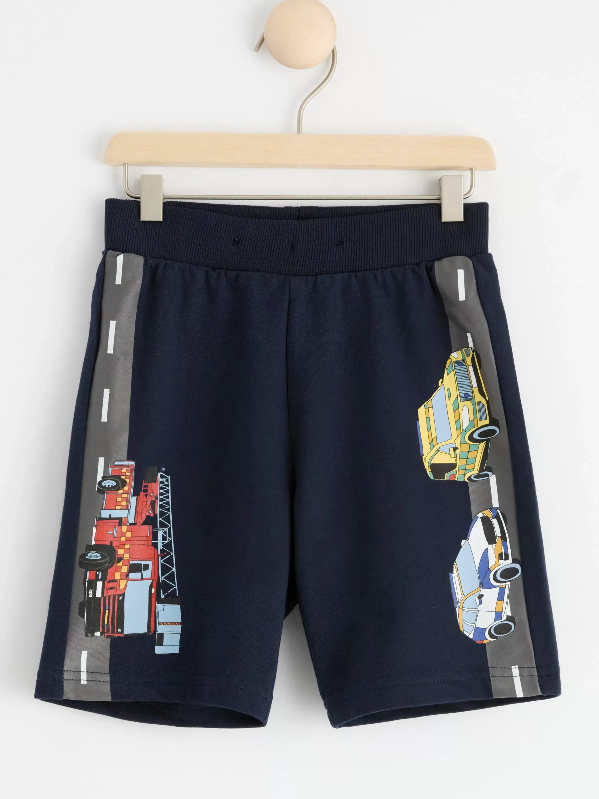 Byxor & Leggings>Lindex Shorts Med Bilar Dark Navy