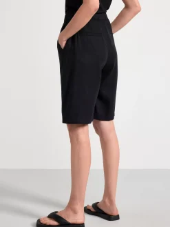 Shorts & Cykelbyxor>Lindex Shorts Med Hog Midja Black