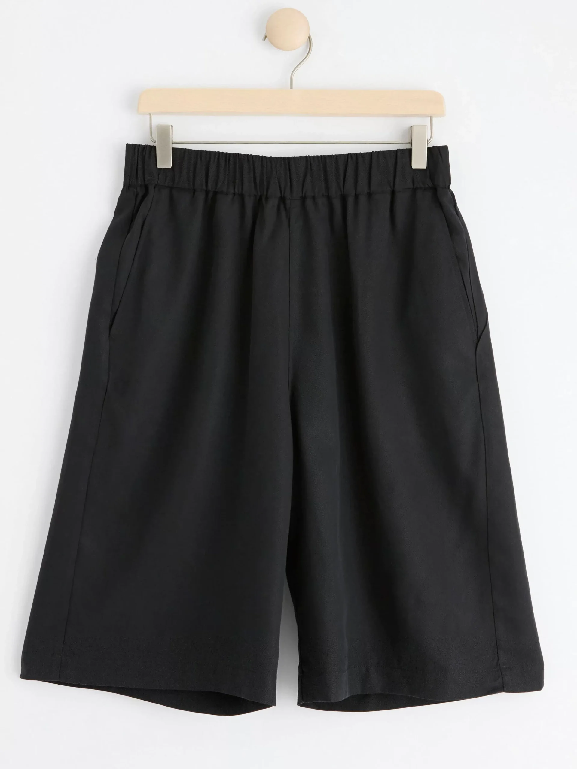 Shorts & Cykelbyxor>Lindex Shorts Med Hog Midja Black