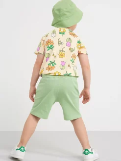 Byxor & Leggings>Lindex Shorts Med Justerbar Midja Och Fickor Green