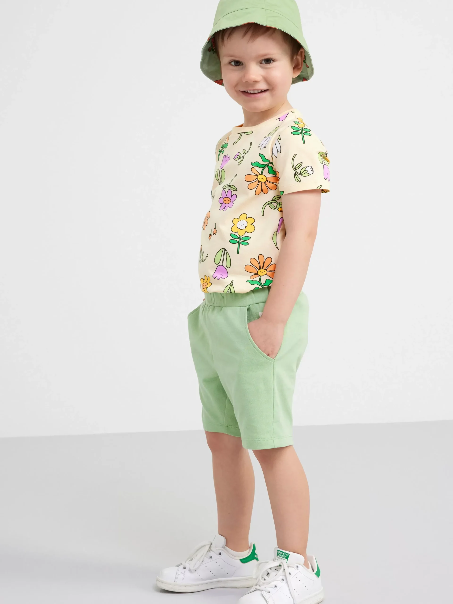 Byxor & Leggings>Lindex Shorts Med Justerbar Midja Och Fickor Green