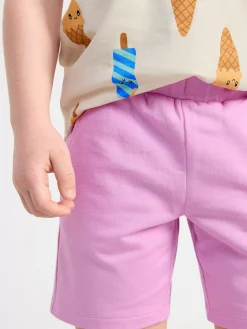 Byxor & Leggings>Lindex Shorts Med Justerbar Midja Och Fickor Light Lilac