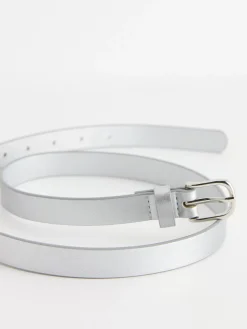 Accessoarer>Lindex Skarp Med Fargat Spanne Silver