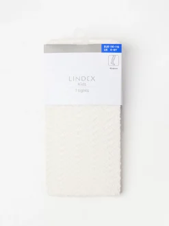Underkläder>Lindex Skir Stickad Strumpbyxa Ecru