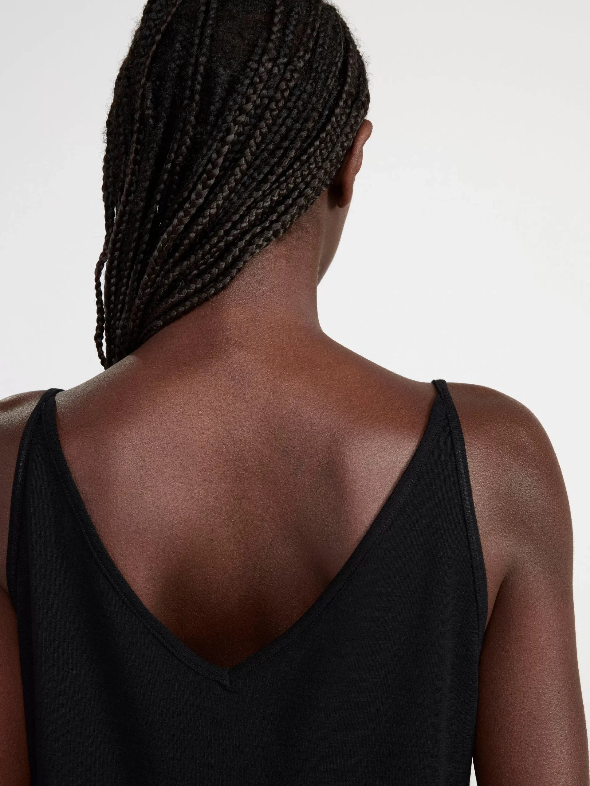Ullunderställ>Lindex Slipklanning I Merinoull Black