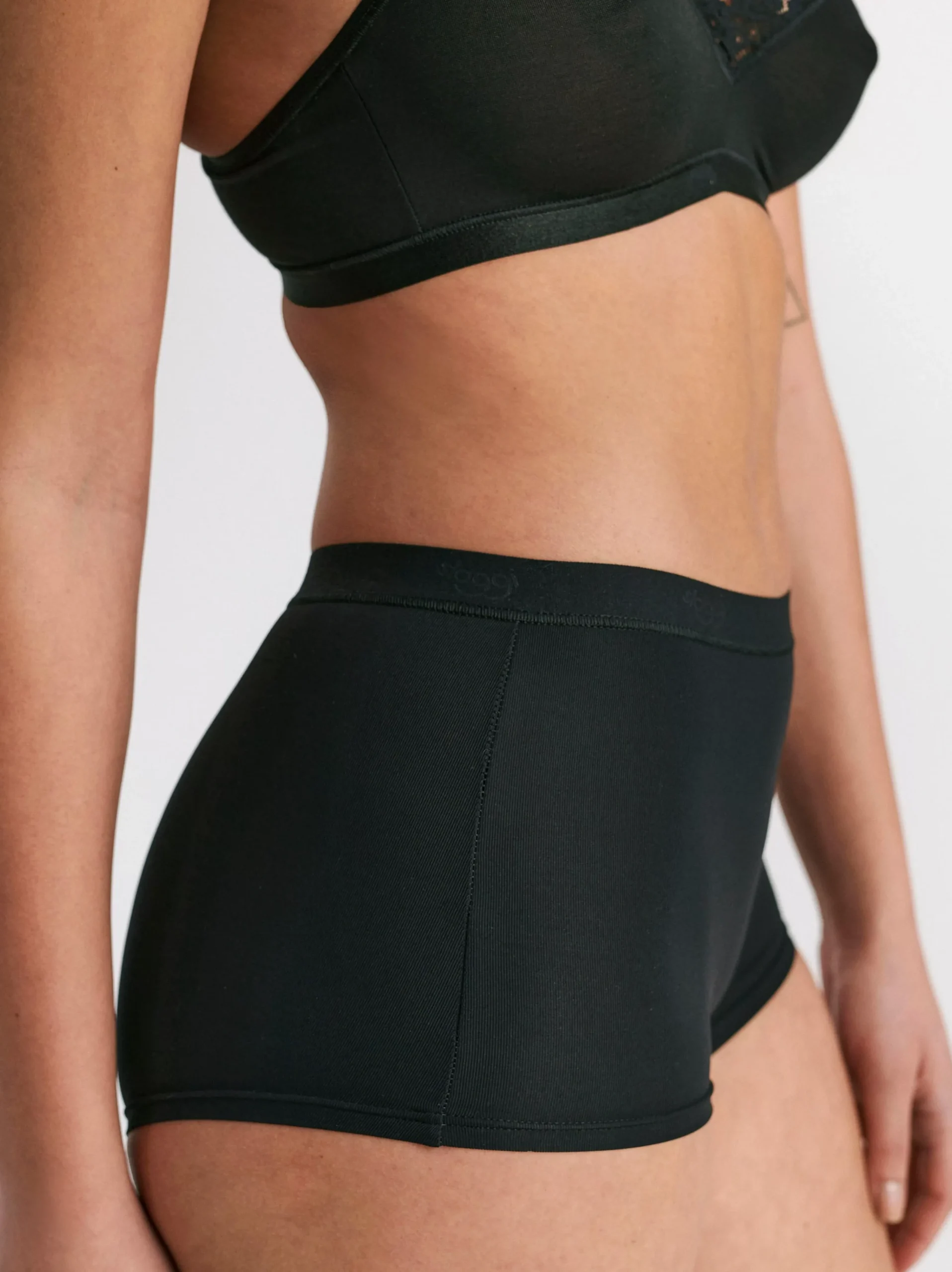 Trosor>Lindex Sloggi Sensual Fresh Shorts Trosa Black