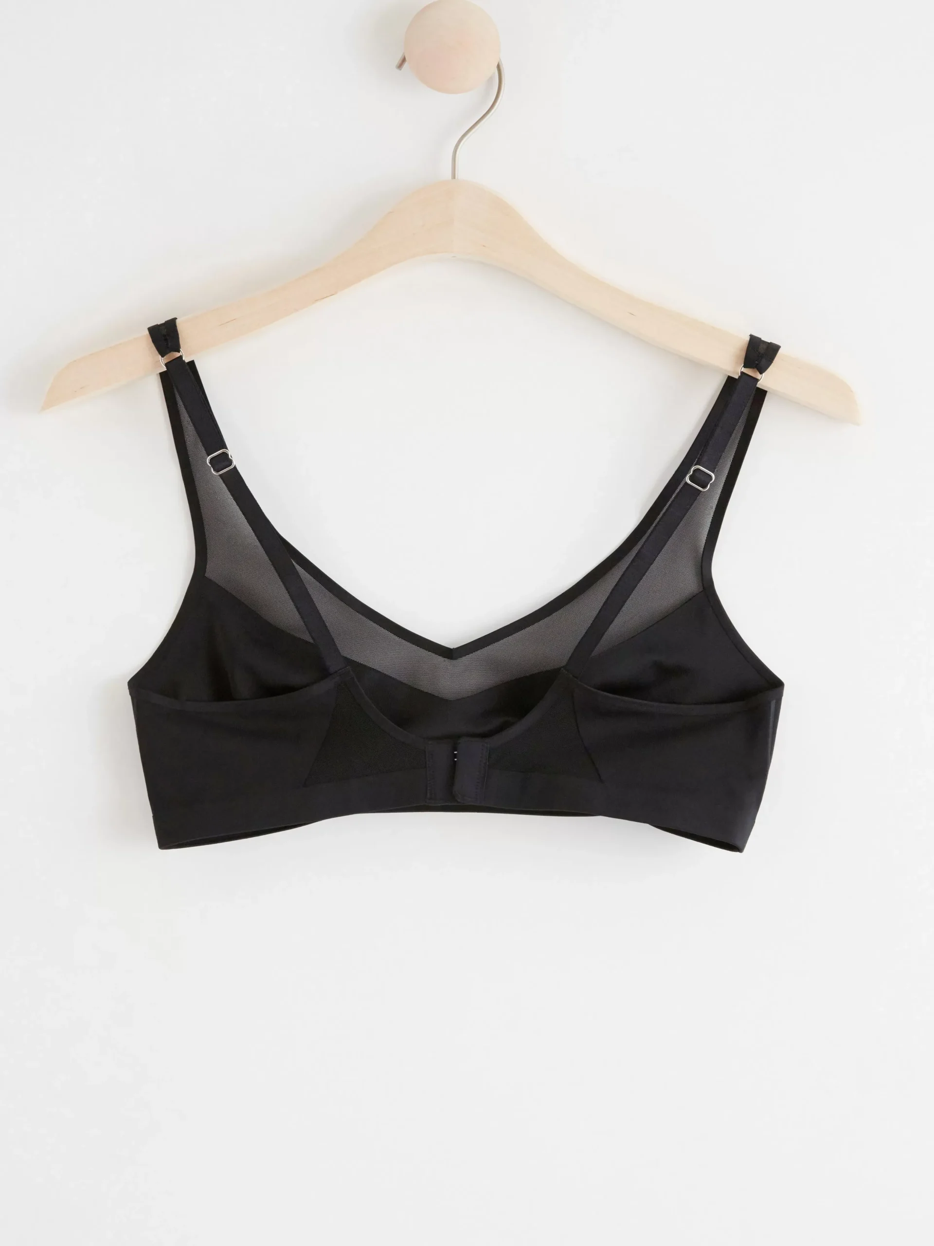 Bh>Lindex Soft Bh Med Mesh Black