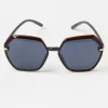 Accessoarer>Lindex Solglasogon Dam Dark Green