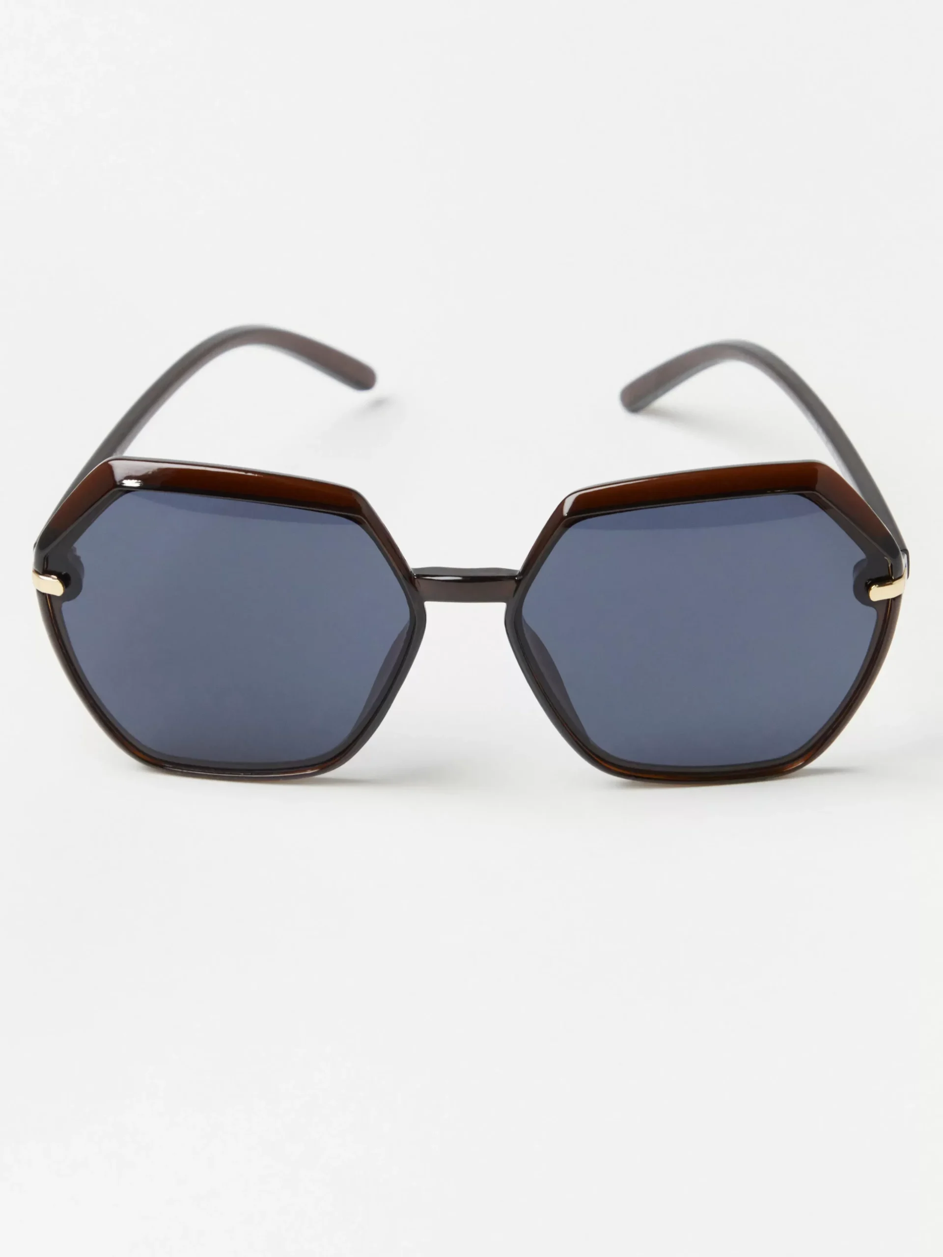 Accessoarer>Lindex Solglasogon Dam Dark Green