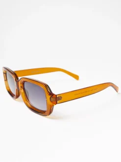 Accessoarer>Lindex Solglasogon Dam Dusty Orange