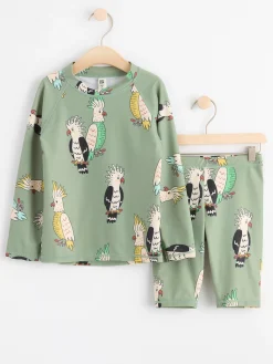 Badkläder & Uv>Lindex Solskyddstopp Och Shorts Med Upf 50+ Light Dusty Green