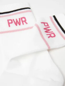 Strumpor>Lindex Sportiga Strumpor I Bomullsblandning White