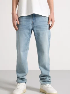 Jeans>Lindex Staffan Jeans Rakt Ben Och Normalhog Midja Light Denim