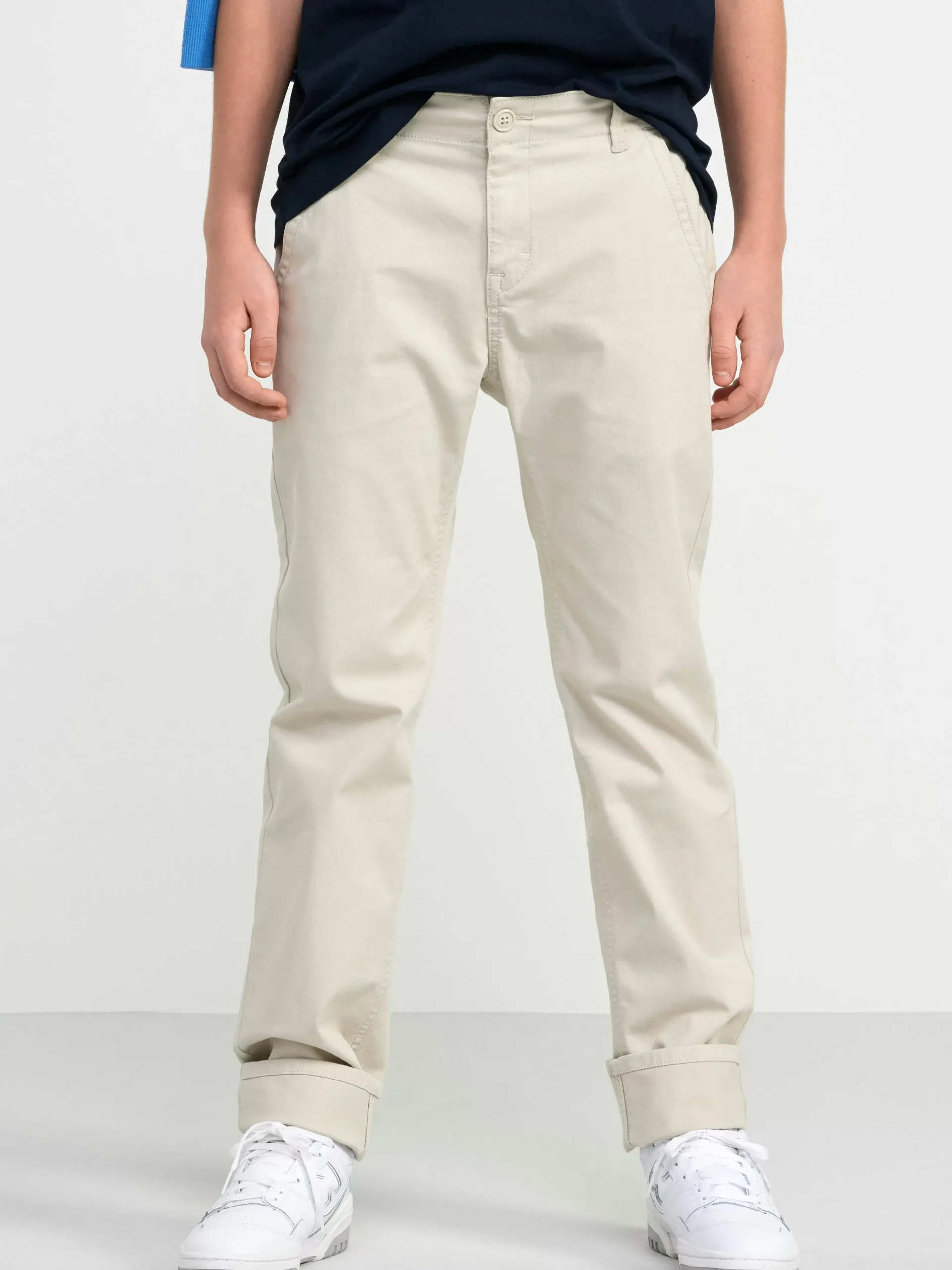 Byxor & Leggings>Lindex Staffan Raka Chinos Med Normalhog Midja Light Beige