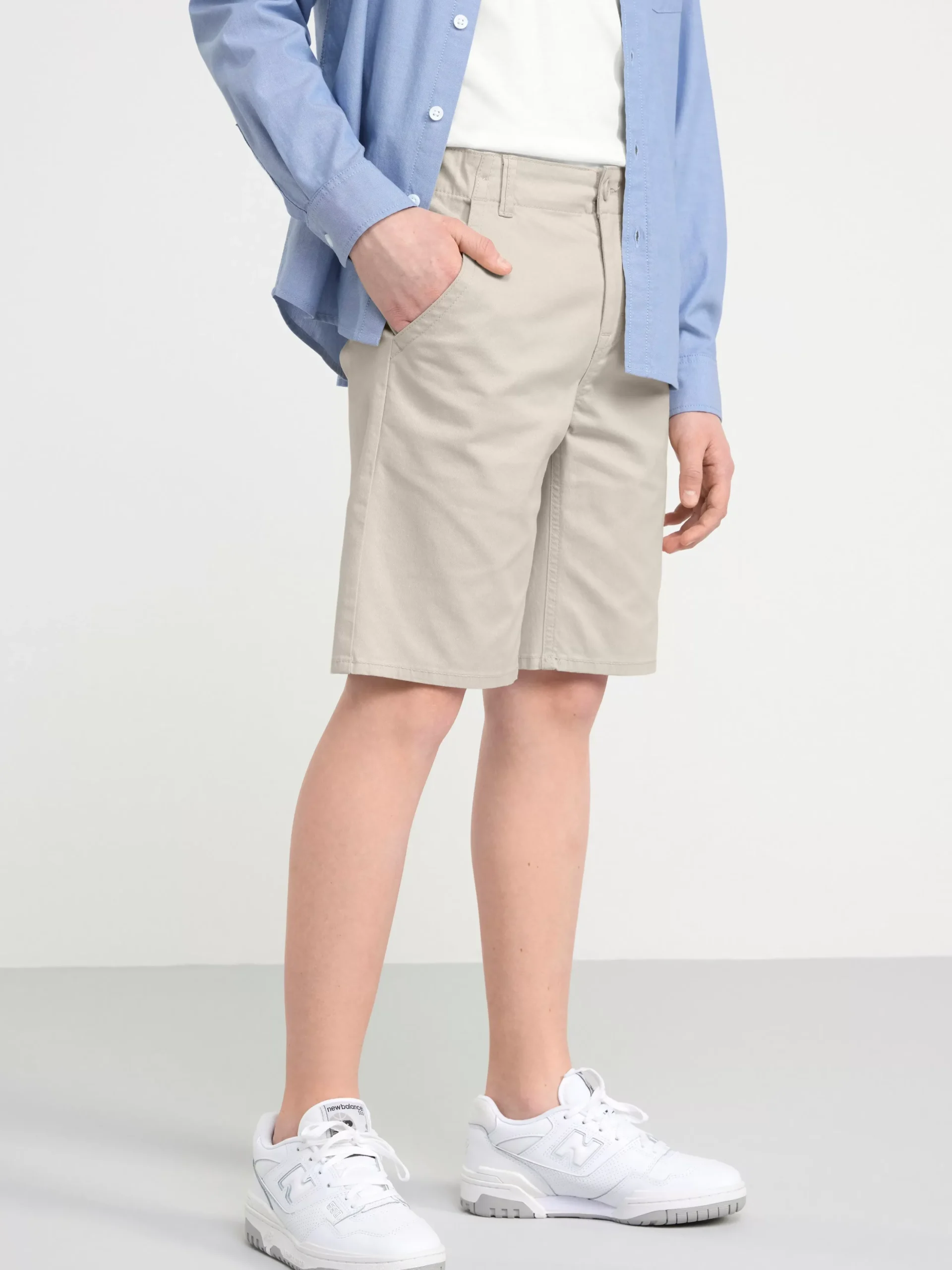Byxor & Leggings>Lindex Staffan Raka Chinosshorts Med Normalhog Midja Light Beige