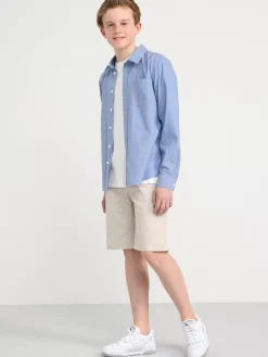 Byxor & Leggings>Lindex Staffan Raka Chinosshorts Med Normalhog Midja Light Beige