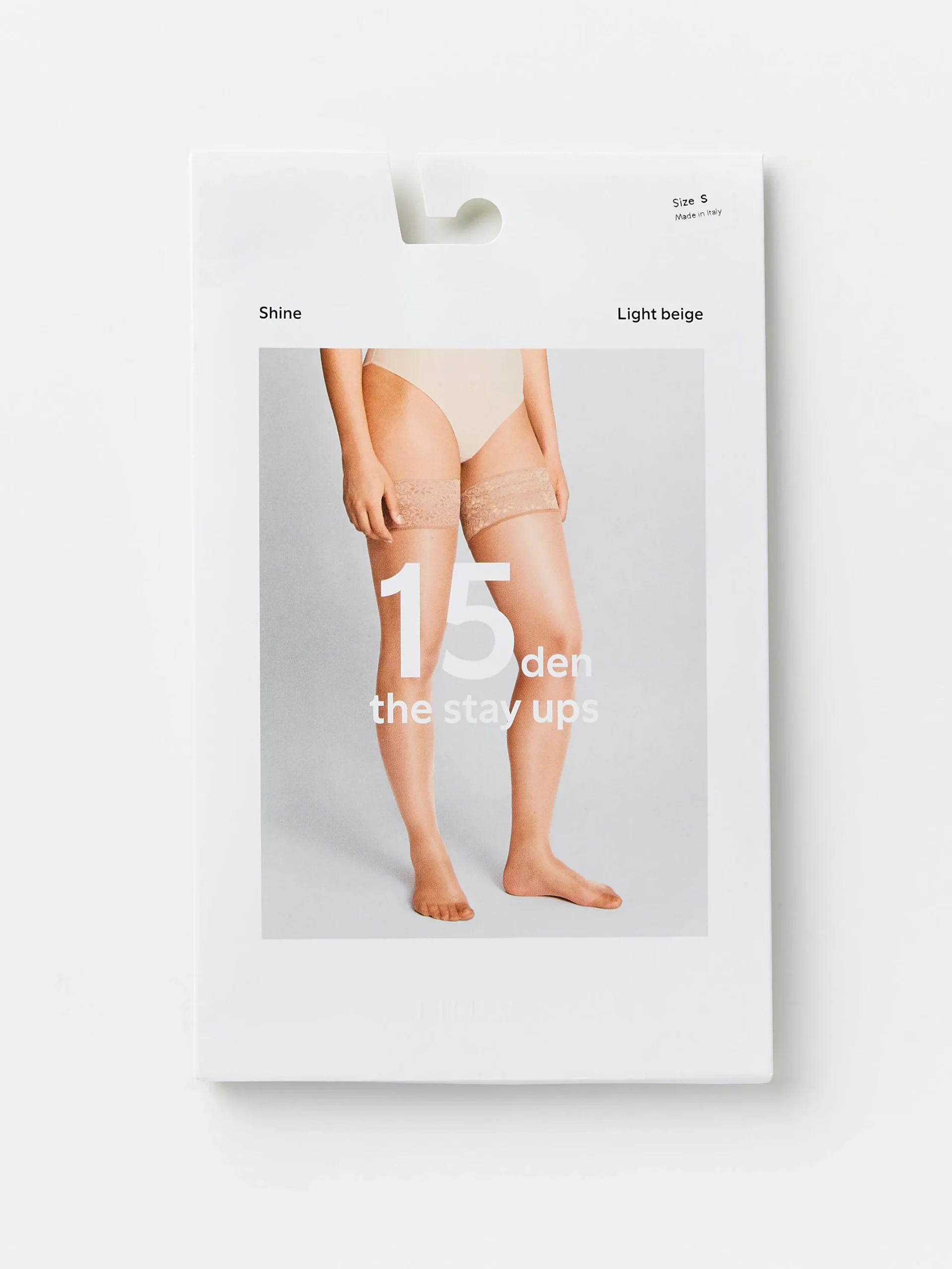 Strumpbyxor & Leggings>Lindex Stay Ups 15 Denier Light Beige