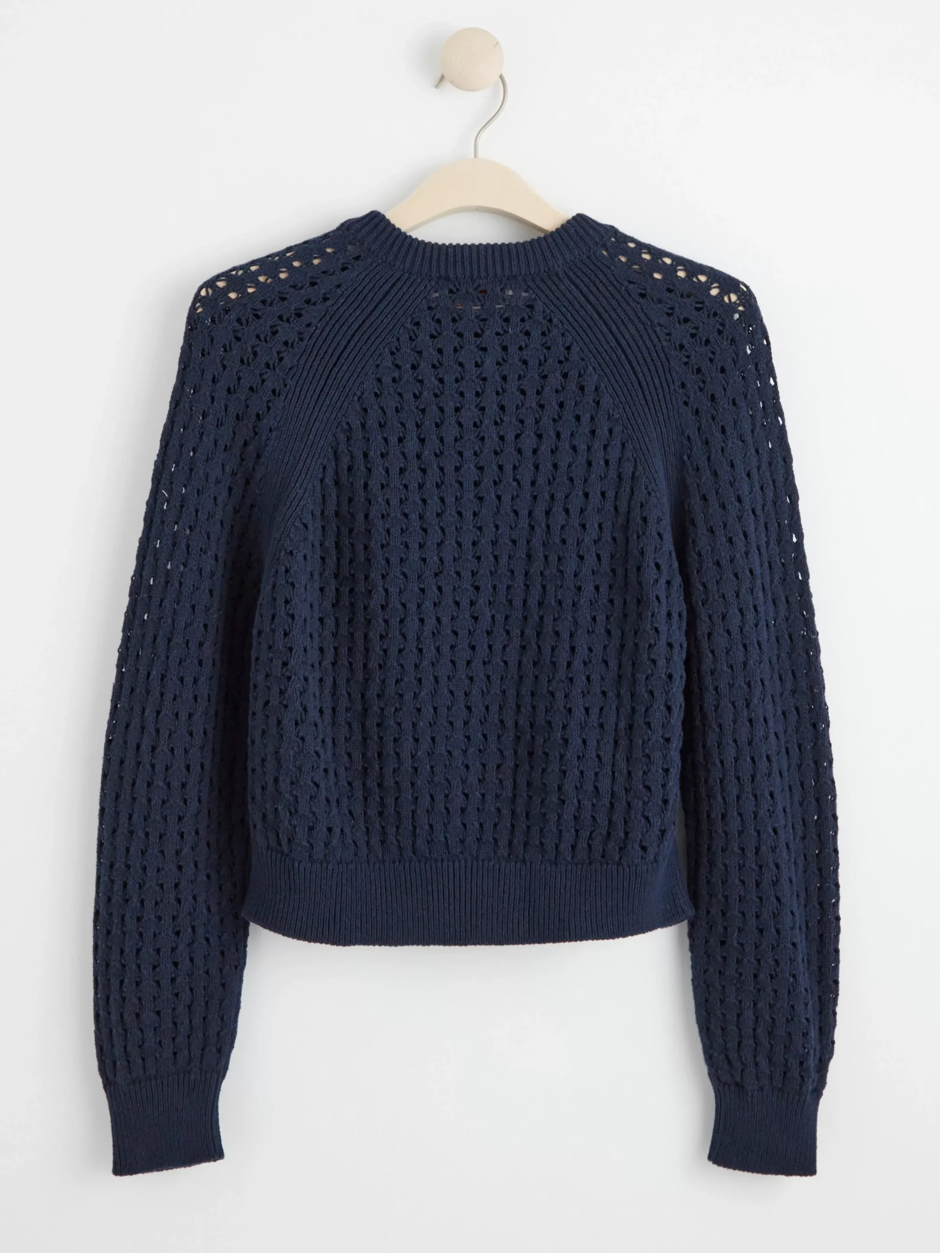 Tröjor & Cardigans>Lindex Stickad Cardigan Navy