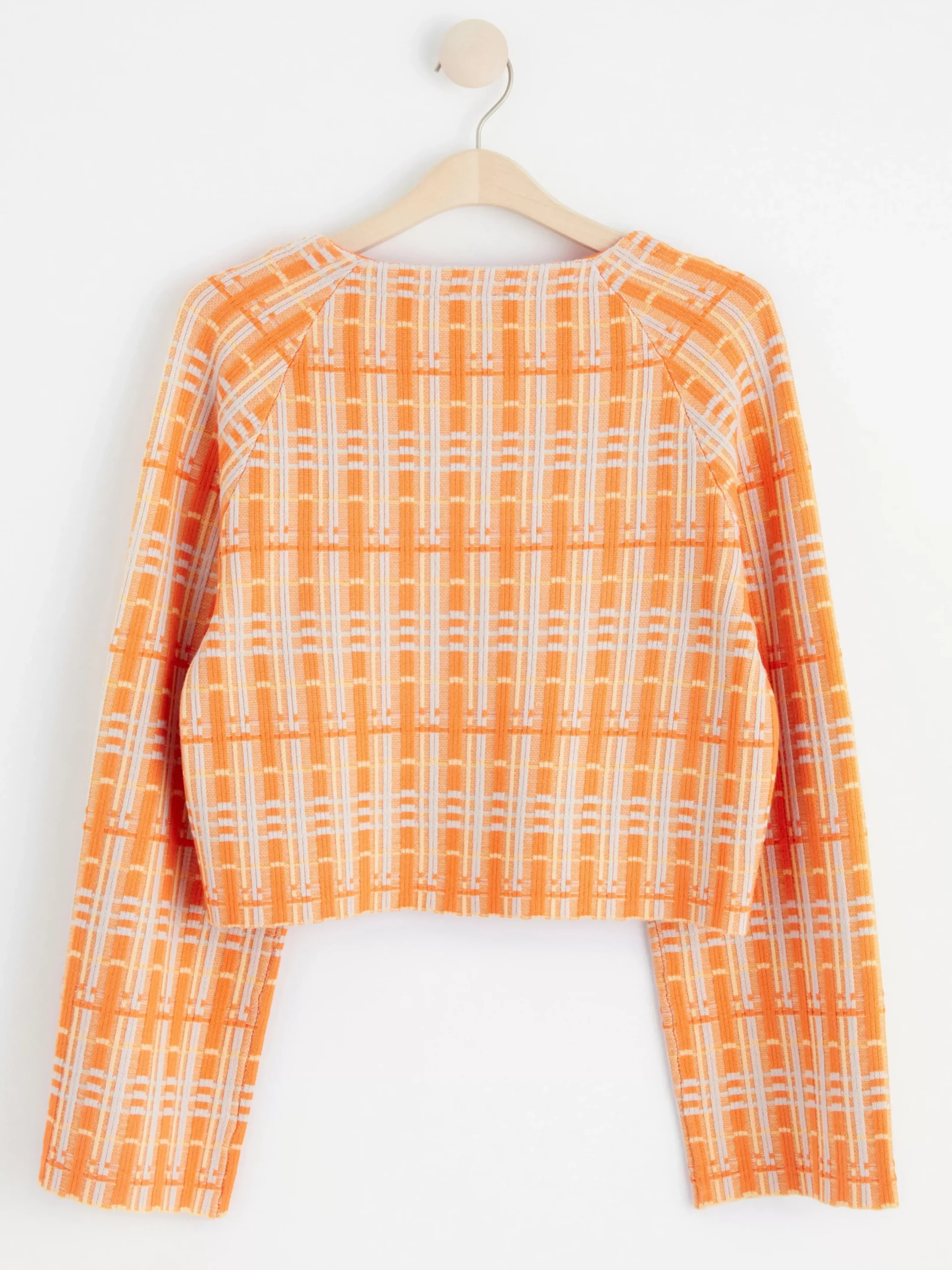 Tröjor & Cardigans>Lindex Stickad Cardigan Light Orange