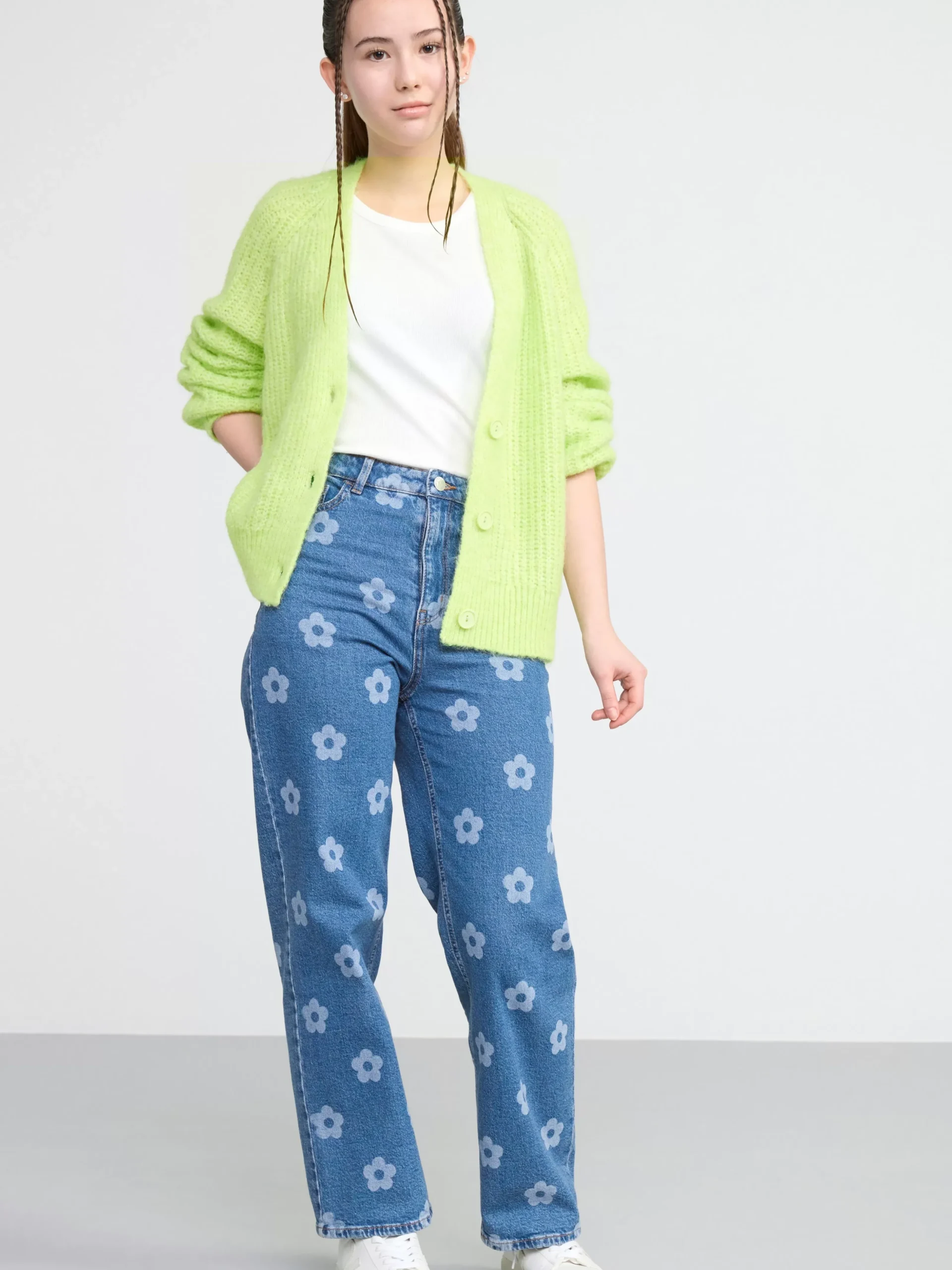 Tröjor & Cardigans>Lindex Stickad Cardigan Yellow