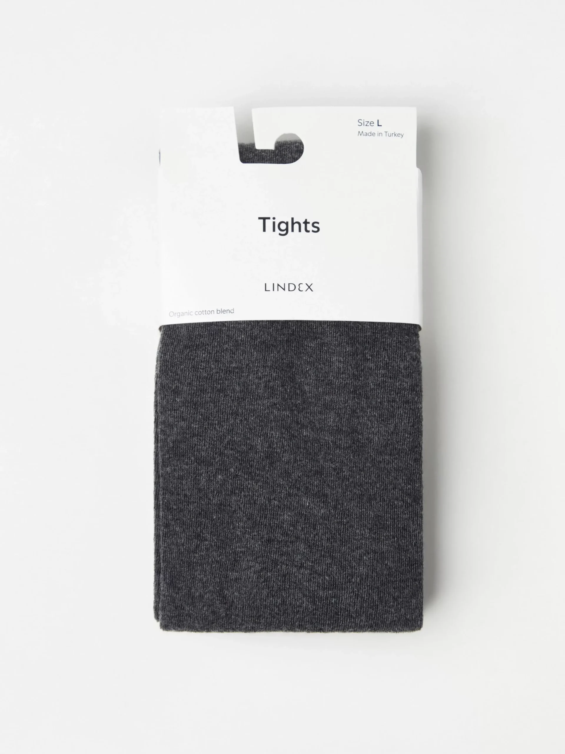 Strumpbyxor & Leggings>Lindex Stickad Strumpbyxa I Bomullsblandning Stone Grey Melange