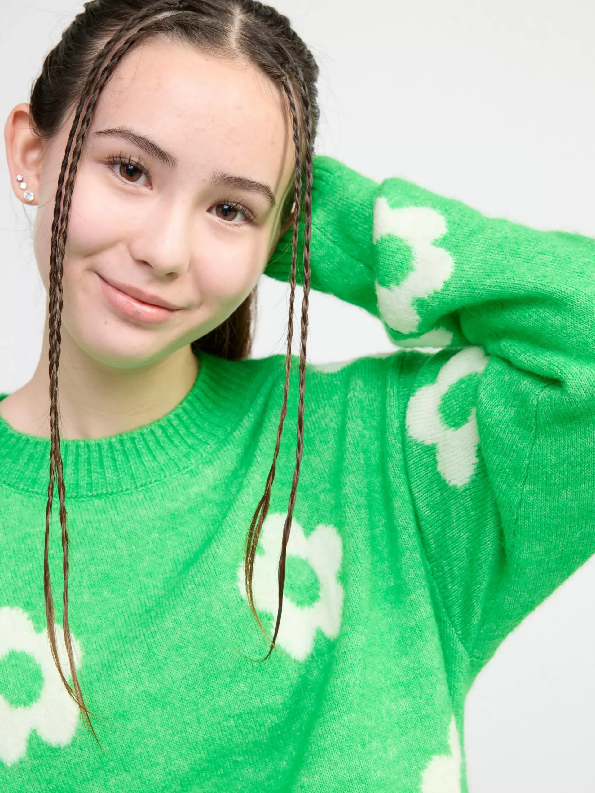Tröjor & Cardigans>Lindex Stickad Troja Green