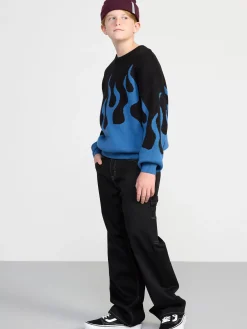 Tröjor & Cardigans>Lindex Stickad Troja Black