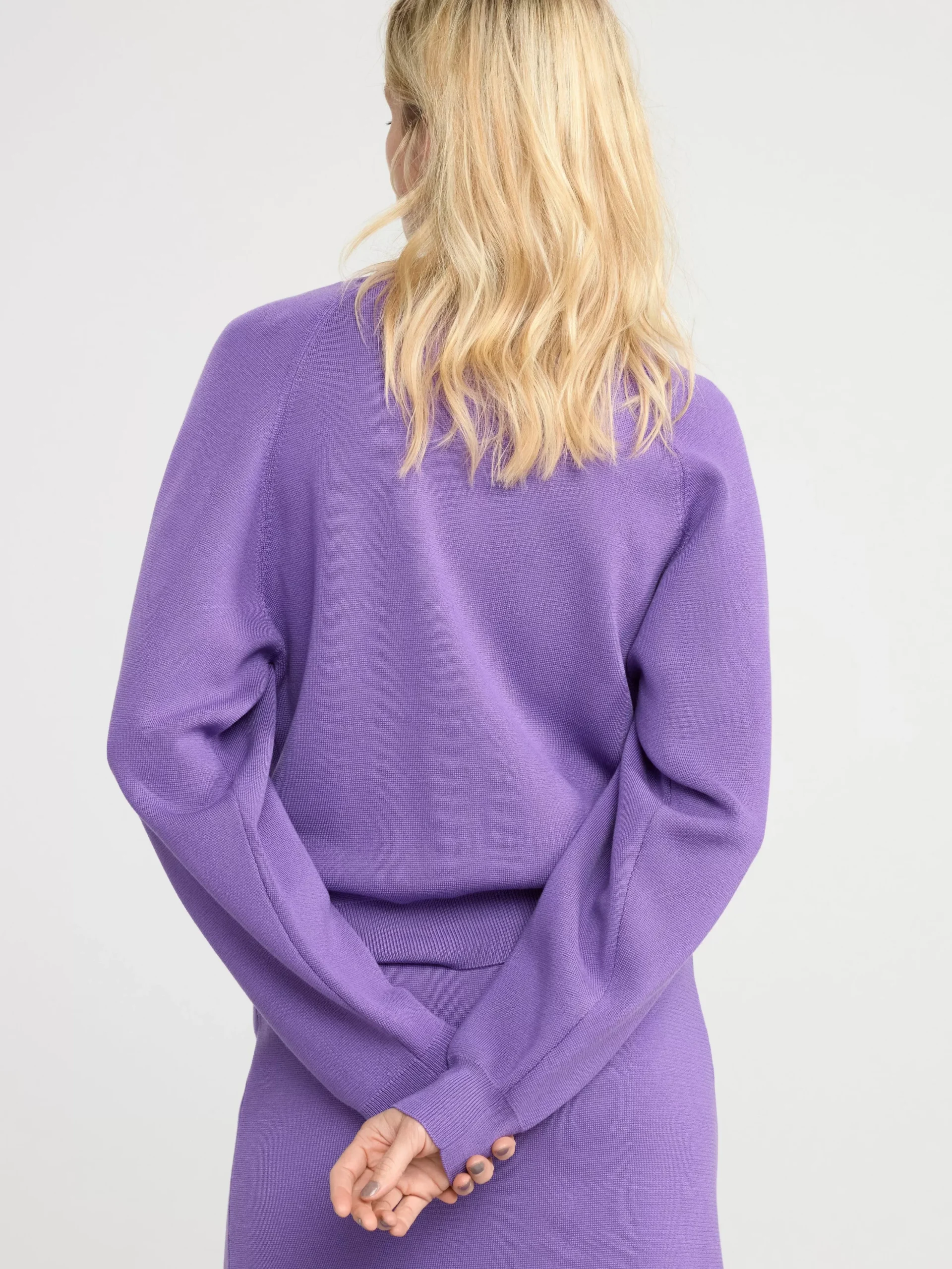 Tröjor & Cardigans>Lindex Stickad Troja Lilac