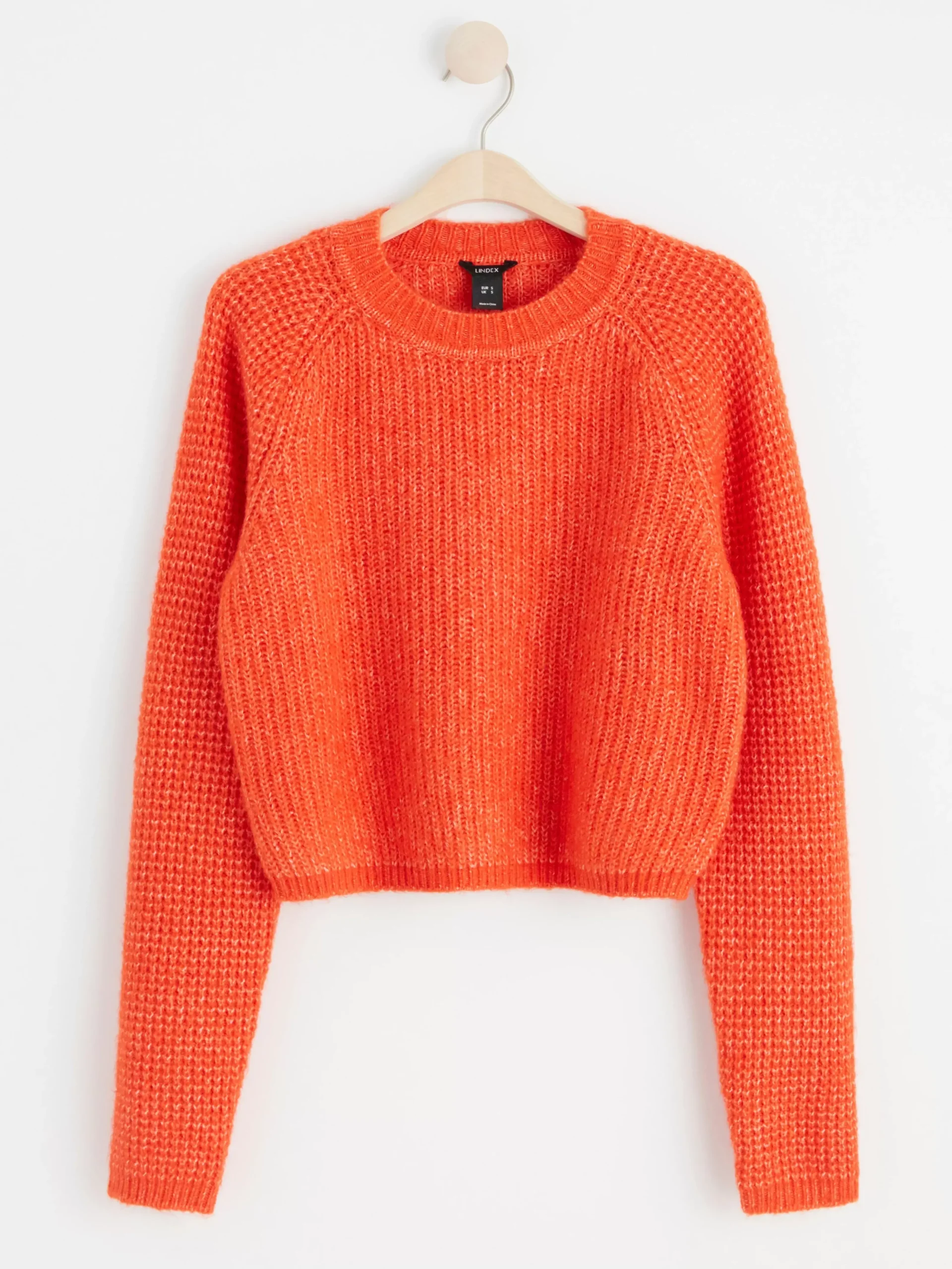 Tröjor & Cardigans>Lindex Stickad Troja Orange