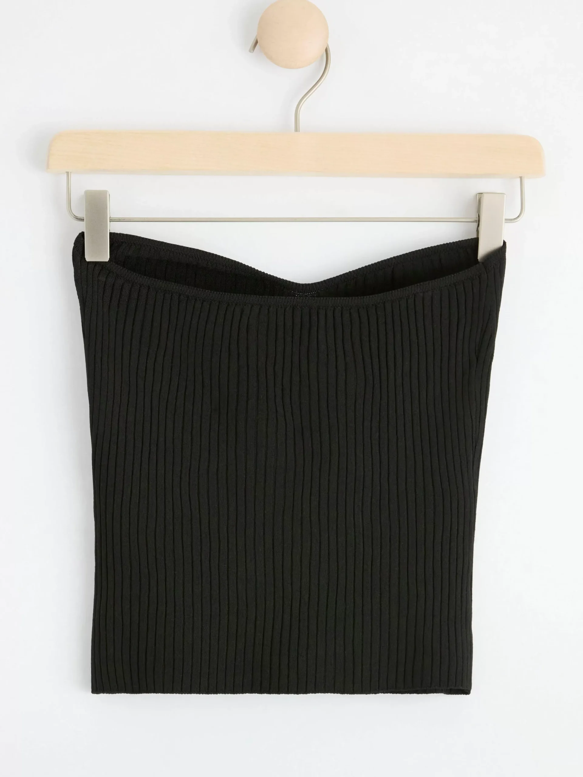 Toppar & T-Shirts>Lindex Stickad Tubtopp Black