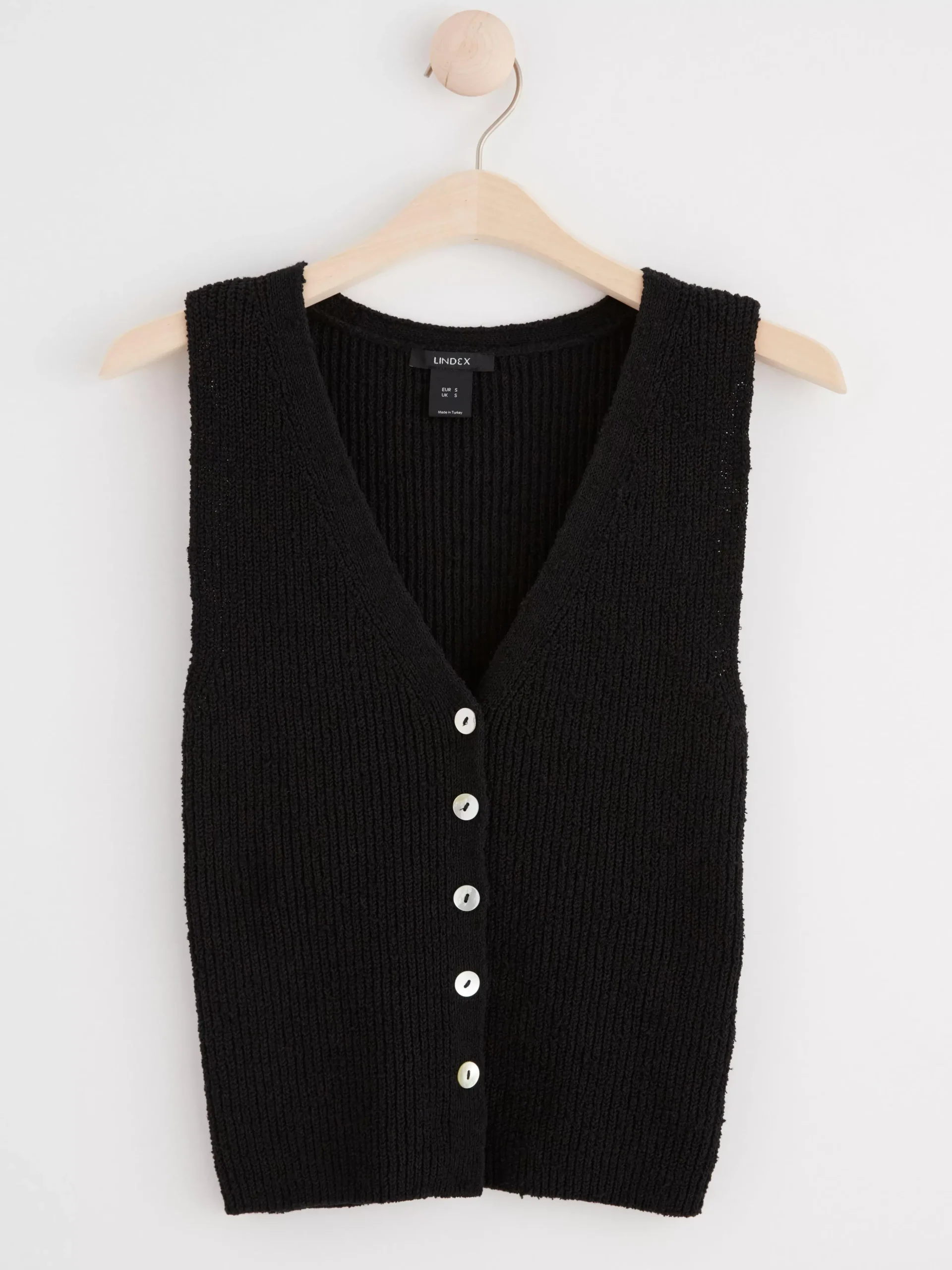 Stickat>Lindex Stickad Vast Black