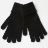 Accessoarer>Lindex Stickade Fingervantar Dam Black